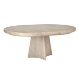 Melia Light Sand Finished Wooden Dining Set