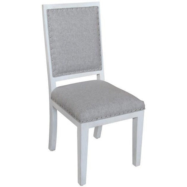 Mendon Wood Grey Dining Chair (Set of 2)-Dining Chairs-LOOMLAN-LOOMLAN