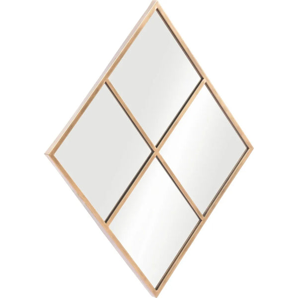 Meo Mirror Gold Wall Mirrors LOOMLAN By Zuo Modern