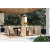 Merano Aluminum Outdoor Dining Table-Outdoor Dining Tables-SUNPAN-LOOMLAN