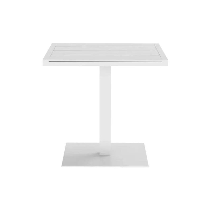 Merano Aluminum Outdoor Square Bistro Table-Outdoor Dining Tables-SUNPAN-LOOMLAN