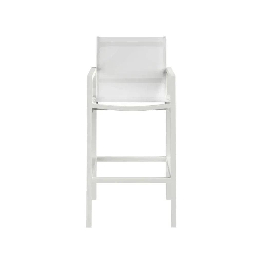 Merano Fabric Modern Outdoor Barstool