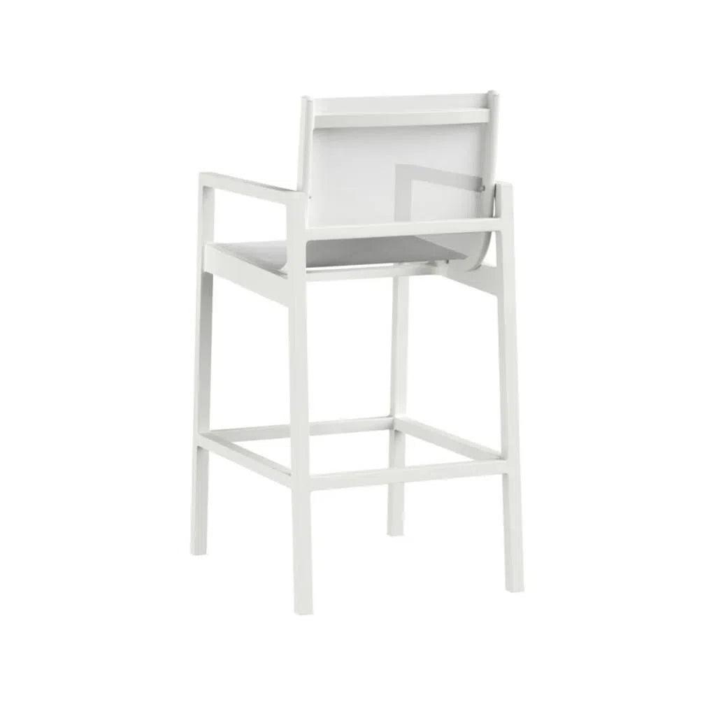 Merano Fabric Modern Outdoor Barstool