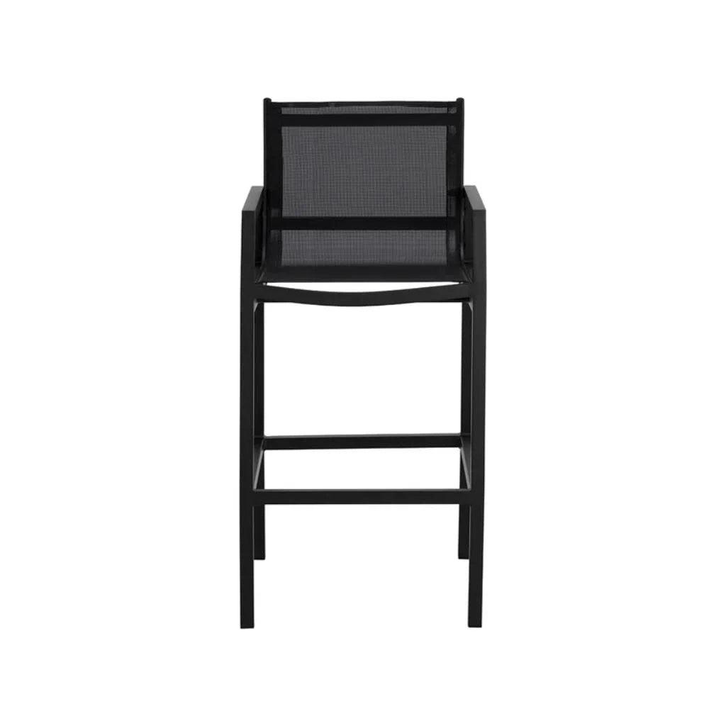 Merano Fabric Modern Outdoor Barstool