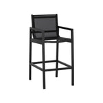 Merano Fabric Modern Outdoor Barstool