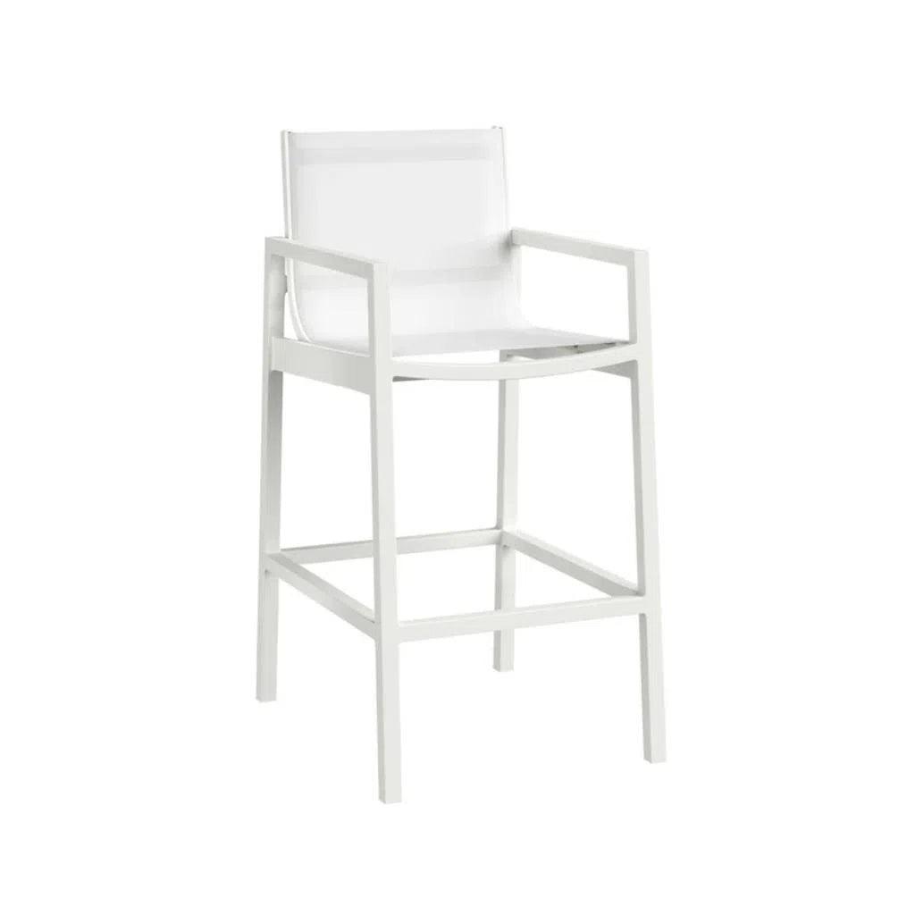 Merano Fabric Modern Outdoor Barstool