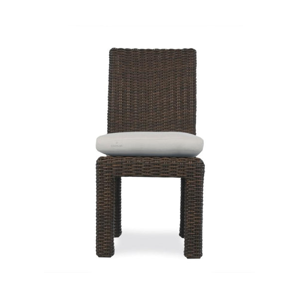 Mesa Armless Dining Chair Premium Wicker Furniture Outdoor Dining Chairs LOOMLAN By Lloyd Flanders