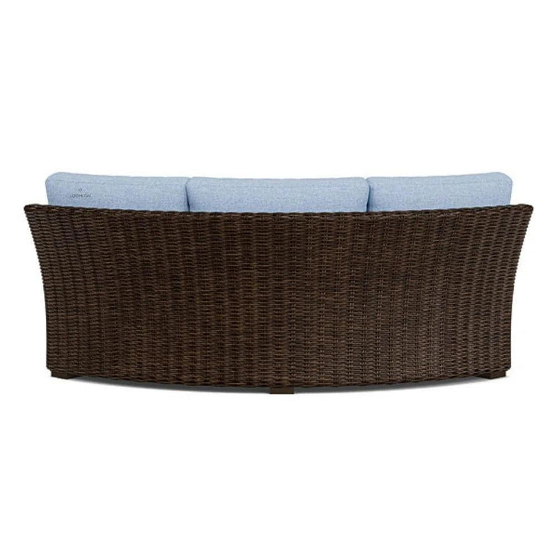 Mesa Curved Sofa Sectional Premium Wicker Furniture-Outdoor Modulars-Lloyd Flanders-LOOMLAN