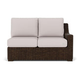 Mesa Left Arm Loveseat Premium Wicker Furniture Outdoor Modulars LOOMLAN By Lloyd Flanders