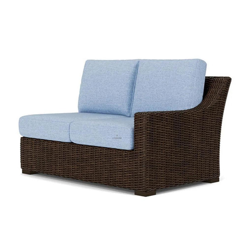 Mesa Right Arm Loveseat Premium Wicker Furniture-Outdoor Modulars-Lloyd Flanders-LOOMLAN