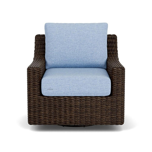 Mesa Swivel Glider Lounge Chair Premium Wicker Furniture Outdoor Accent Chairs LOOMLAN By Lloyd Flanders