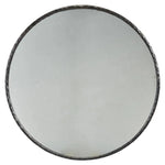 Metal Edge Round Mirror