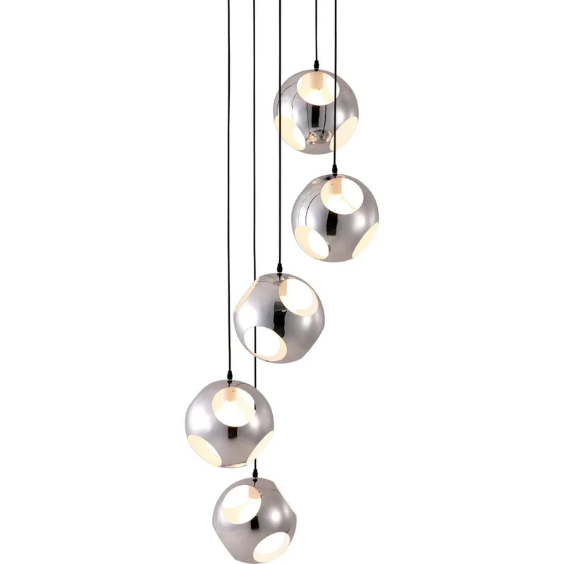 Meteor Shower Ceiling Lamp Chrome