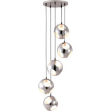 Meteor Shower Ceiling Lamp Chrome