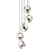 Meteor Shower Ceiling Lamp Chrome