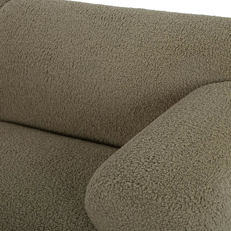 Metro Kuma Fabric Upholstered Sofa