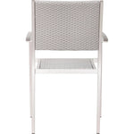 Metropolitan Arm Chair 2PC Brushed Aluminum