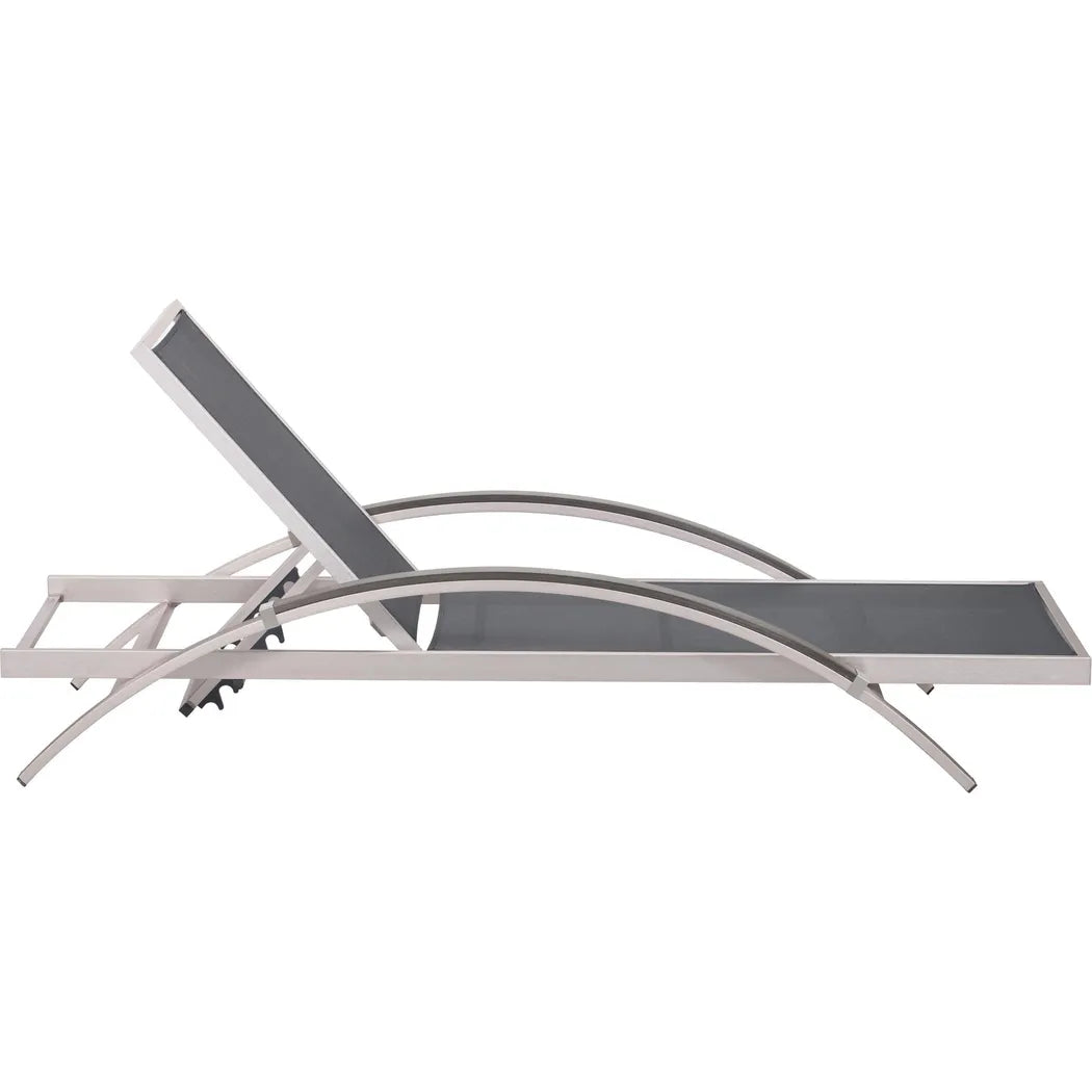 Metropolitan Outdoor Chaise Lounge Aluminum