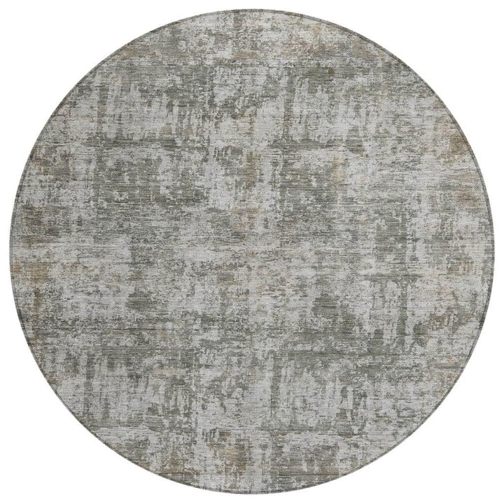 Mezzara Gray Washable Indoor - Outdoor Rug - LOOMLAN - LOOMLAN Rugs - Outdoor Rugs