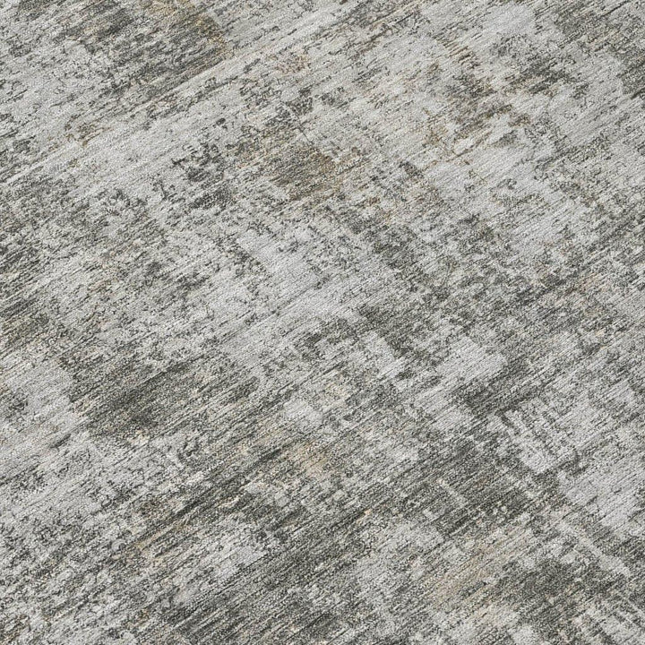 Mezzara Gray Washable Indoor - Outdoor Rug - LOOMLAN - LOOMLAN Rugs - Outdoor Rugs