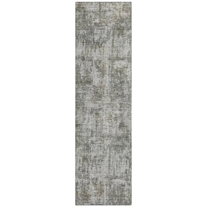 Mezzara Gray Washable Indoor - Outdoor Rug - LOOMLAN - LOOMLAN Rugs - Outdoor Rugs