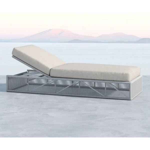 Miami Sunbrella Adjustable Outdoor Chaise-Outdoor Chaises-Sunset West-LOOMLAN