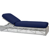 Miami Sunbrella Adjustable Outdoor Chaise-Outdoor Chaises-Sunset West-Echo Midnight-LOOMLAN