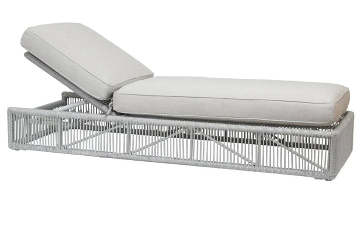 Miami Sunbrella Adjustable Outdoor Chaise-Outdoor Chaises-Sunset West-Echo Ash-LOOMLAN