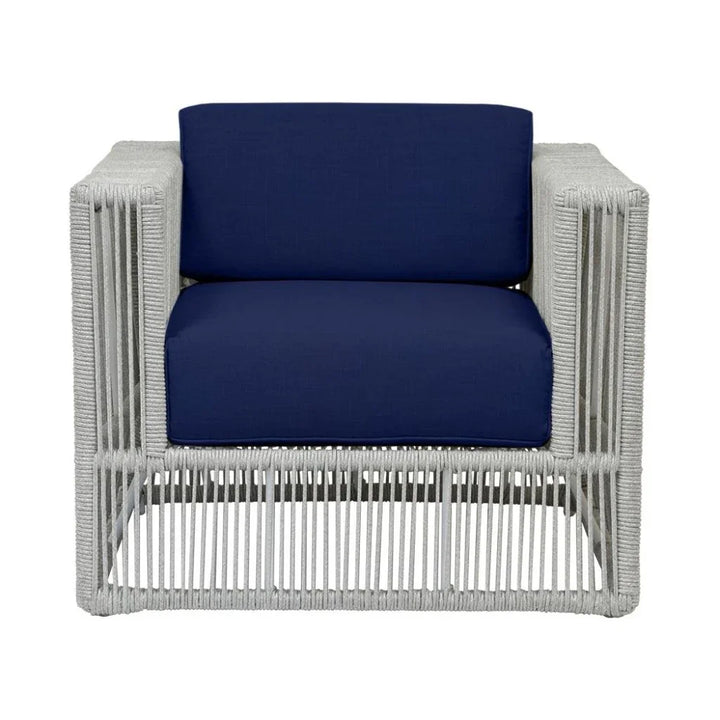 Miami Sunbrella Comfort Outdoor Club Chair-Outdoor Accent Chairs-Sunset West-LOOMLAN