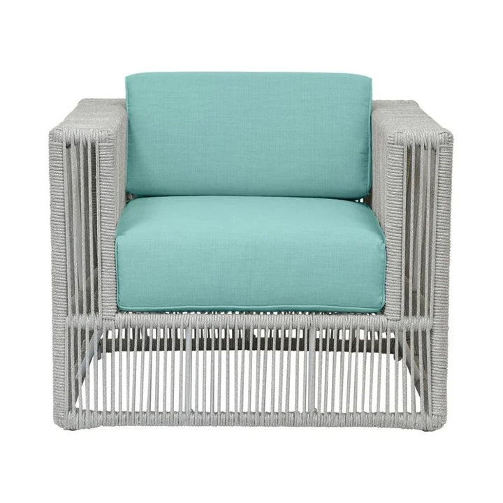 Miami Sunbrella Comfort Outdoor Club Chair-Outdoor Accent Chairs-Sunset West-LOOMLAN