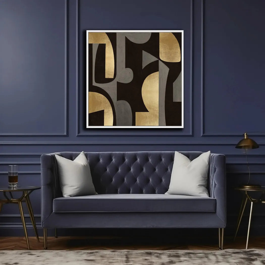 Mid Century Abstract IIICanvas Wall Art For Living Room