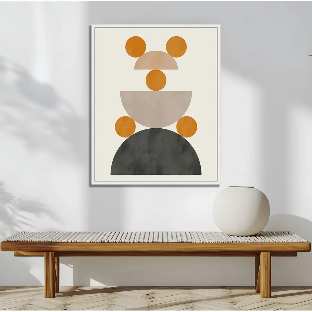 Mid Century Mod I Artwork d Canvas Floating