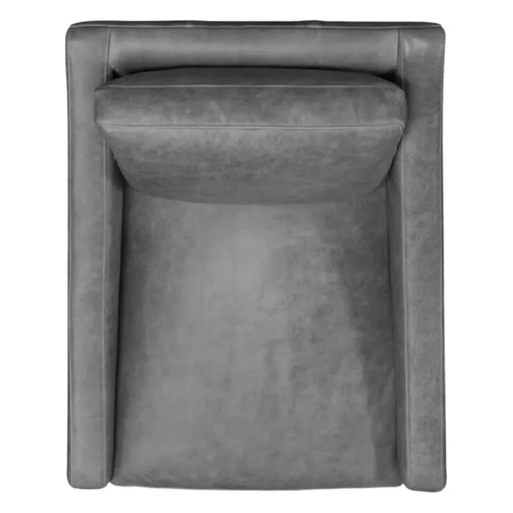 Midcentury Full Aniline Pull Up Accent Chair Dutch - LOOMLAN - One For Victory - Accent Chairs