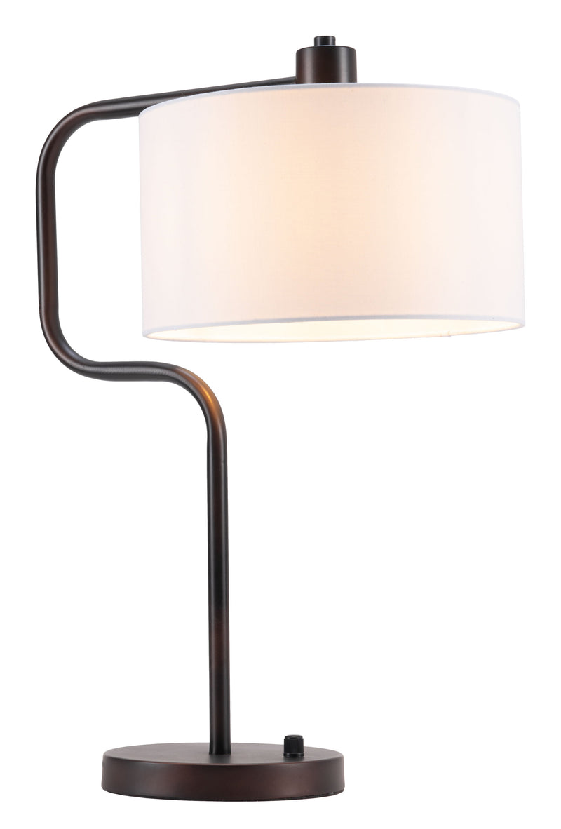 Middlemist Table Lamp White-Table Lamps-Zuo Modern-LOOMLAN