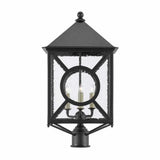 Midnight Ripley Large Post Light-Outdoor Lighting-Currey & Co-LOOMLAN