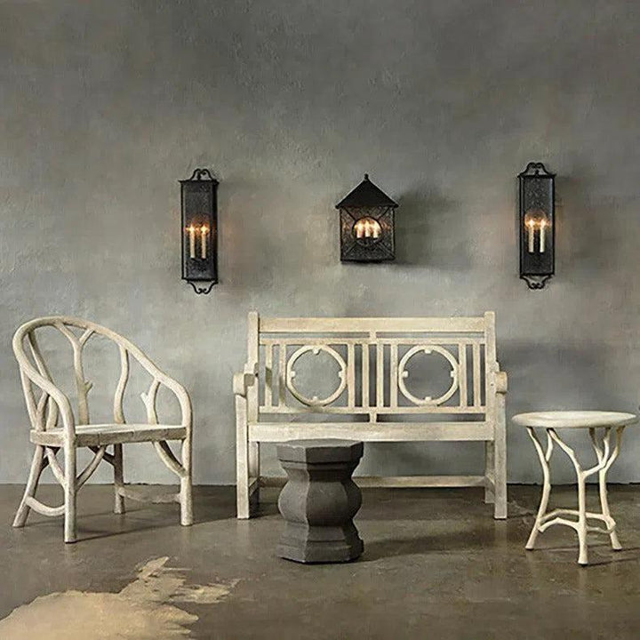 Midnight Ripley Medium Outdoor Wall Sconce - LOOMLAN - Currey & Co - Wall Sconces