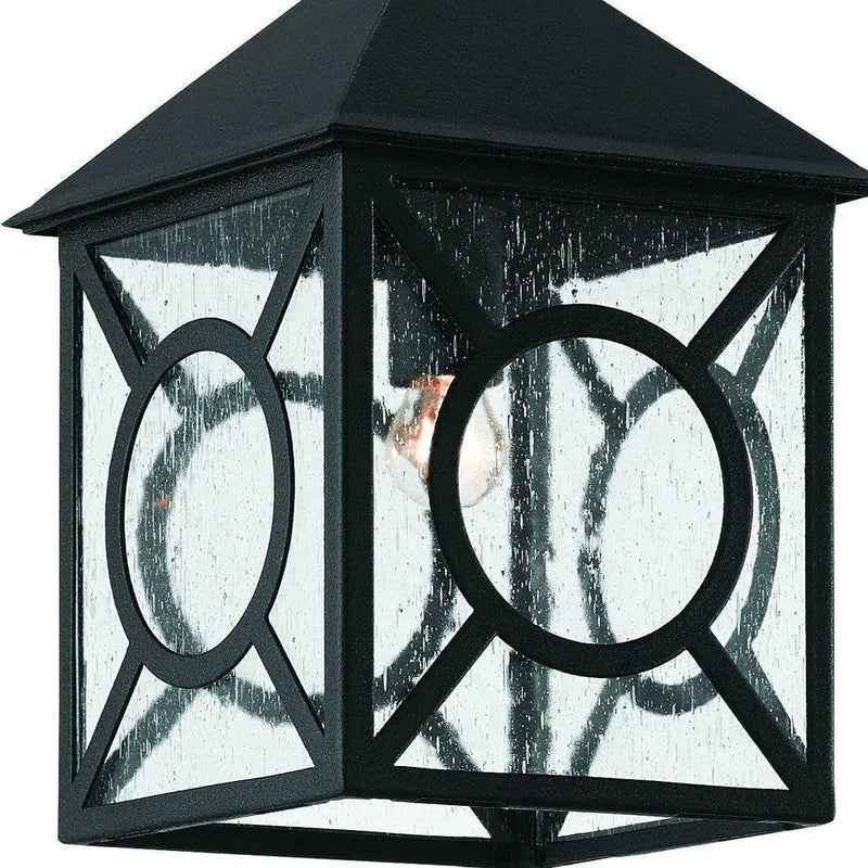 Midnight Ripley Small Outdoor Lantern-Outdoor Lighting-Currey & Co-LOOMLAN