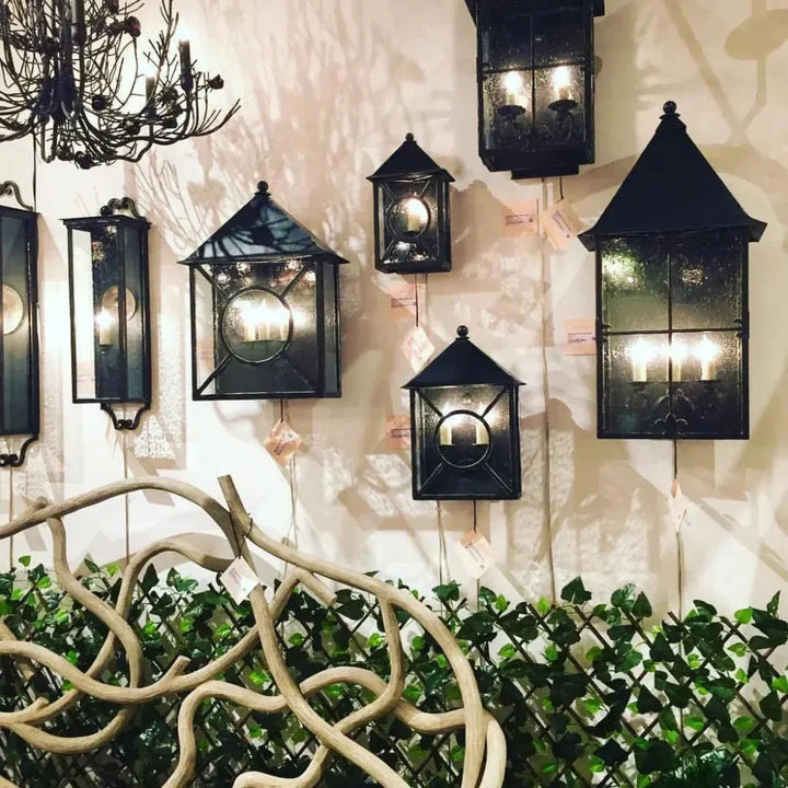 Midnight Ripley Small Outdoor Wall Sconce - LOOMLAN - Currey & Co - Wall Sconces