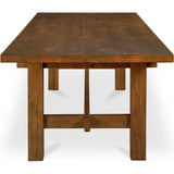 Mikoshi Solid Pine Brown Rectangular Dining Table