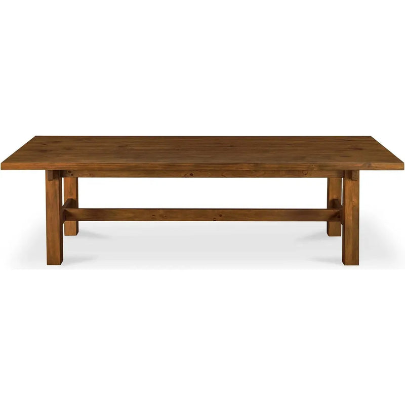 Mikoshi Solid Pine Brown Rectangular Dining Table