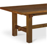 Mikoshi Solid Pine Brown Rectangular Dining Table