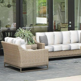 Milan Outdoor Replacement Cushion For Loveseat