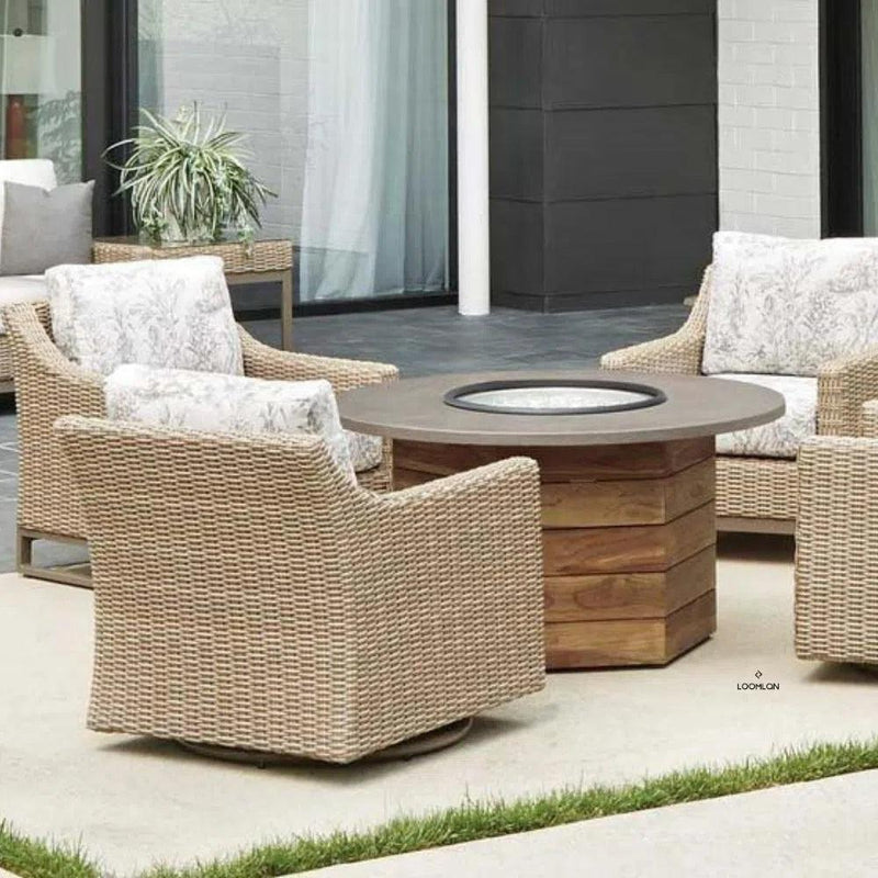 Milan Outdoor Replacement Cushion For Swivel Chair