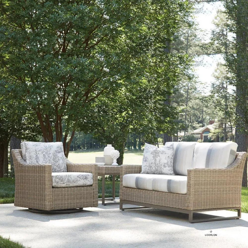 Milan Outdoor Sunbrella Replacement Cushions For Sofa