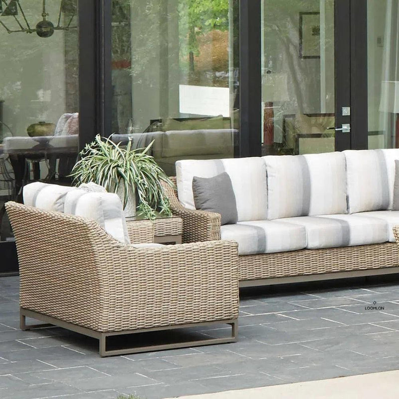 Milan Outdoor Sunbrella Replacement Cushions For Sofa