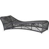 Milano Modern Cushionless Outdoor Chaise-Outdoor Chaises-Sunset West-LOOMLAN