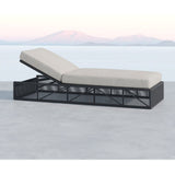 Milano Sunbrella Adjustable Outdoor Chaise-Outdoor Chaises-Sunset West-LOOMLAN