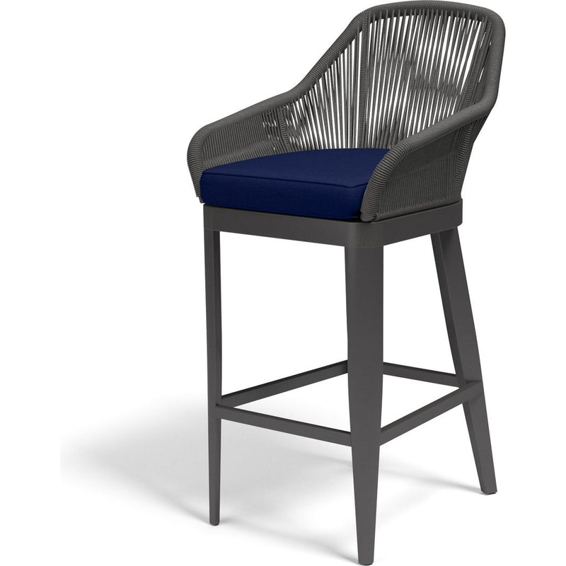 Milano Weatherproof Outdoor Bar Stool-Outdoor Bar Stools-Sunset West-LOOMLAN