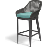 Milano Weatherproof Outdoor Bar Stool-Outdoor Bar Stools-Sunset West-LOOMLAN