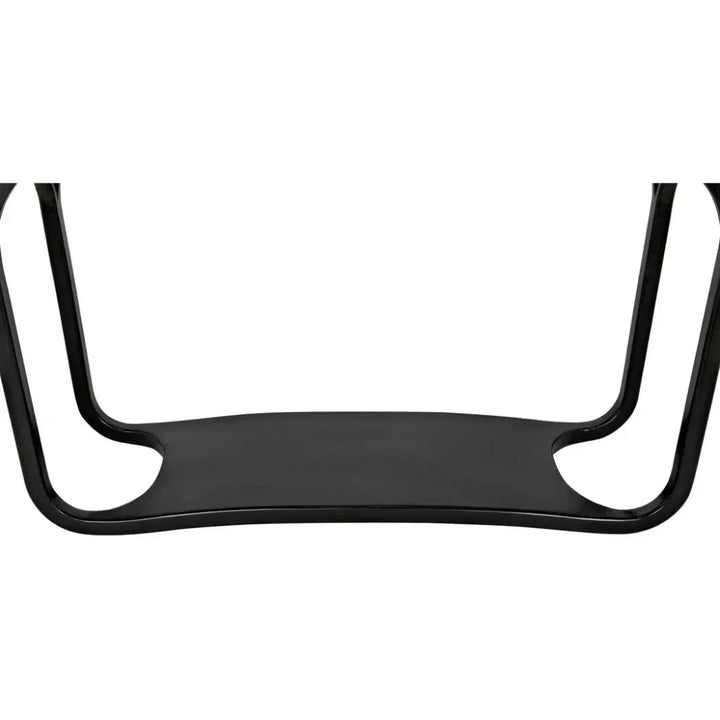 Milena Wood Black Rectangle Console Table - LOOMLAN - Noir - Console Tables